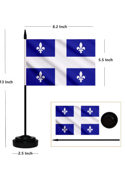 Bandera de mesa de Quebec