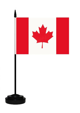 Bandera de mesa de Canadá