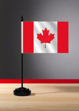 Bandera de mesa de Canadá