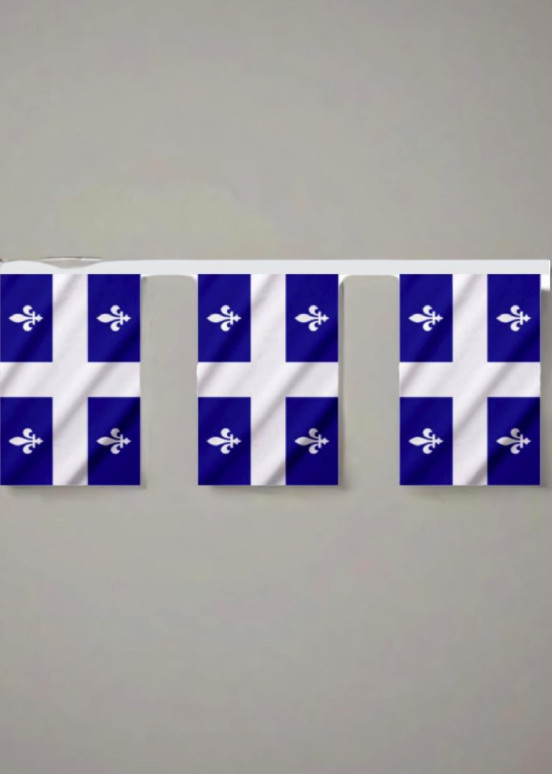 Banderole drapeau du Québec