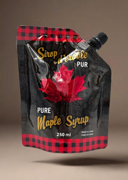 Maple syrup pouch