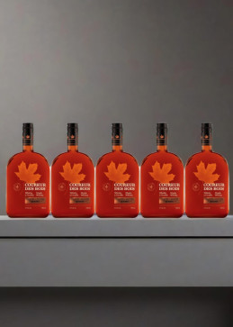 Confezione da 5 bottiglie di whisky all'acero Coureur des Bois , formato famiglia, prezzo scontato