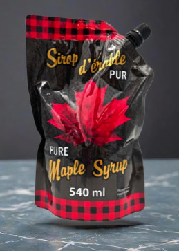 Pouch of Quebec Amber Maple Syrup