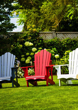 Chaise canadienne adirondack