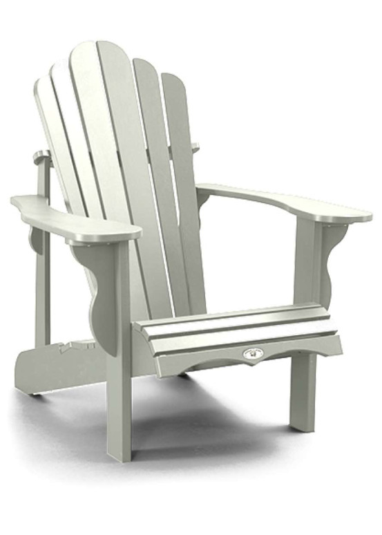 chaise blanche Adirondack