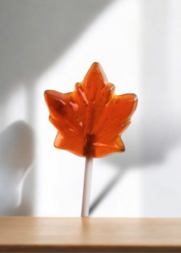 Ahornlolly uit Canada, snoepje voor kinderen authentieke pure ahornsiroopsmaak zoet