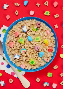 Lucky Charms cereal with...