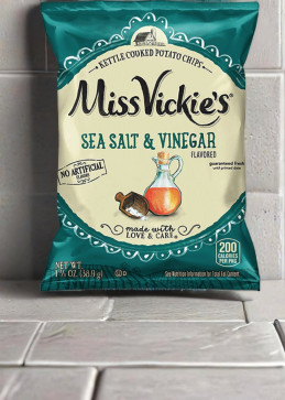 Miss Vickie's zeezout- en moutazijnchips