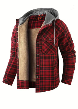 Men's Fleece Lined Plaid...