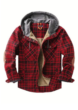 Men's Fleece Lined Plaid...