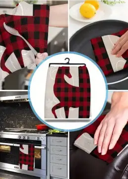 Reindeer Kitchen Towels -...