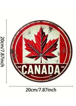 Vintage Round Aluminum Wall...