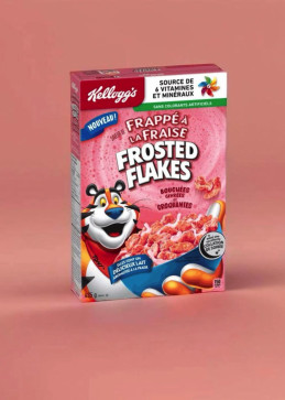 Cereal batido de fresa...