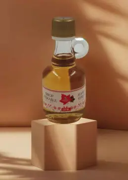 取っ手付き小瓶入りメープルシロップ3本（50ml×3本）