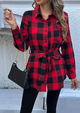 Elegant and casual checked...