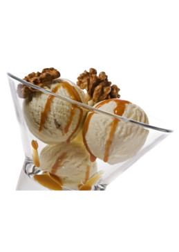 Ice cream with maple caramel