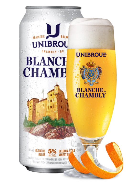 シャンブリー白ビールの缶