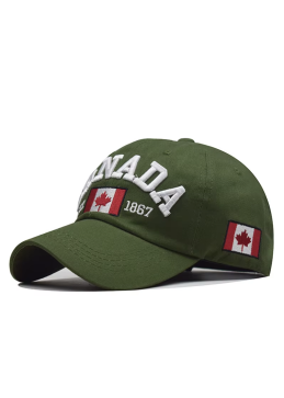 green Canada cap