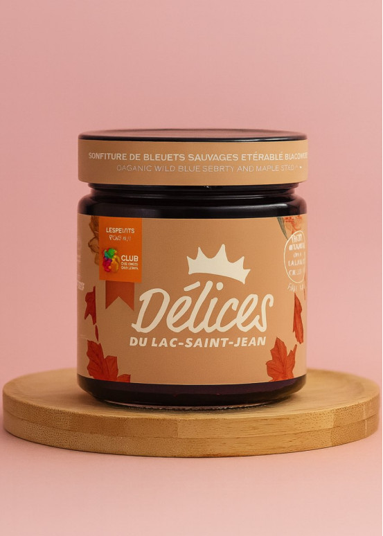 Confiture aux bleuets sauvages