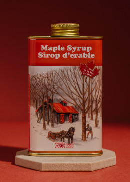 Bidon metal de sirop d'érable