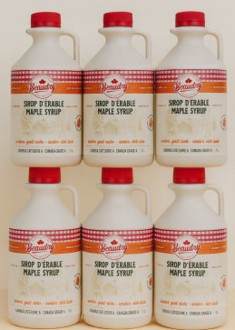 Pack of 6 maple syrup jugs