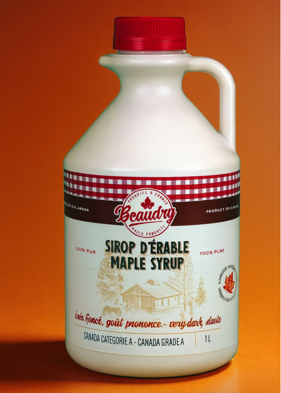 Very dark maple syrup