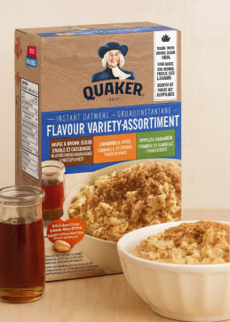 Quaker 3 sabores de Canadá