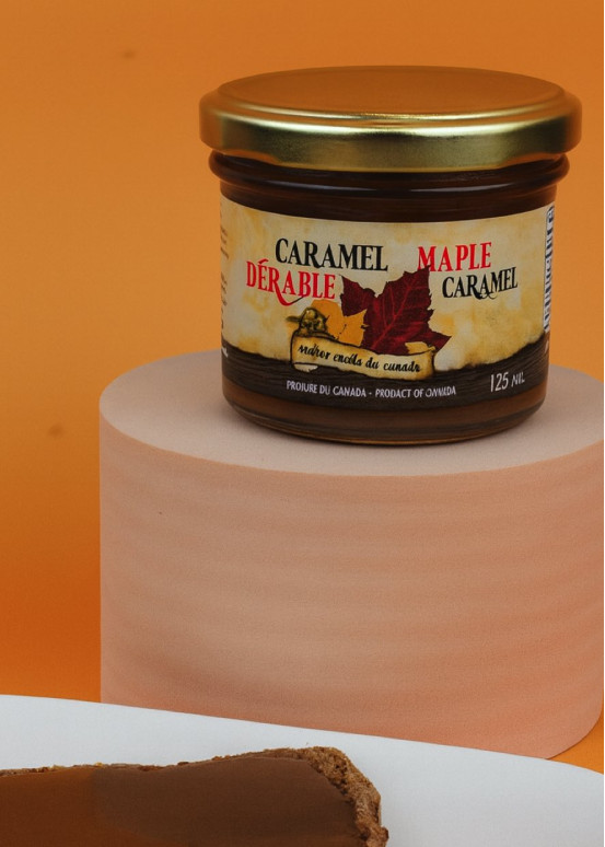 Ahornkaramel uit Canada, gourmet zachte snoeperij unieke authentieke pure siroopsmaak