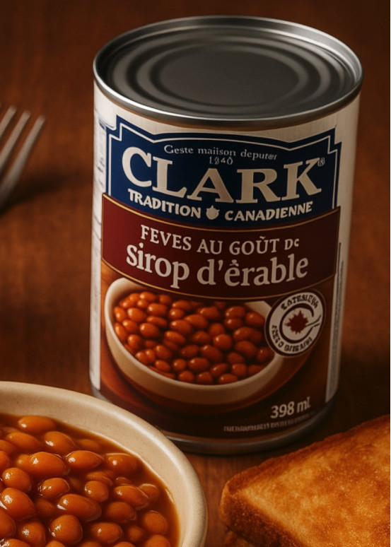 Frijoles en jarabe de arce