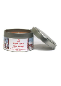 Ahorn geurkaars 110g - middelgroot formaat interieurdecoratie sfeer authentieke Canadese ahorngeur
