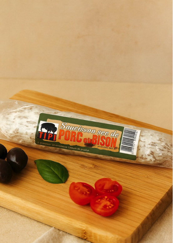 salchicha de bisonte