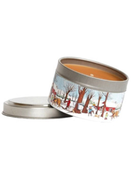 Ahorn geurkaars 110g - middelgroot formaat interieurdecoratie sfeer authentieke Canadese ahorngeur