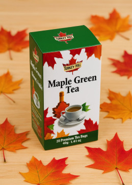 Alternatieve weergave groene ahornthee, Canadese theezakje-infusie voor ontspanningsmomenten
