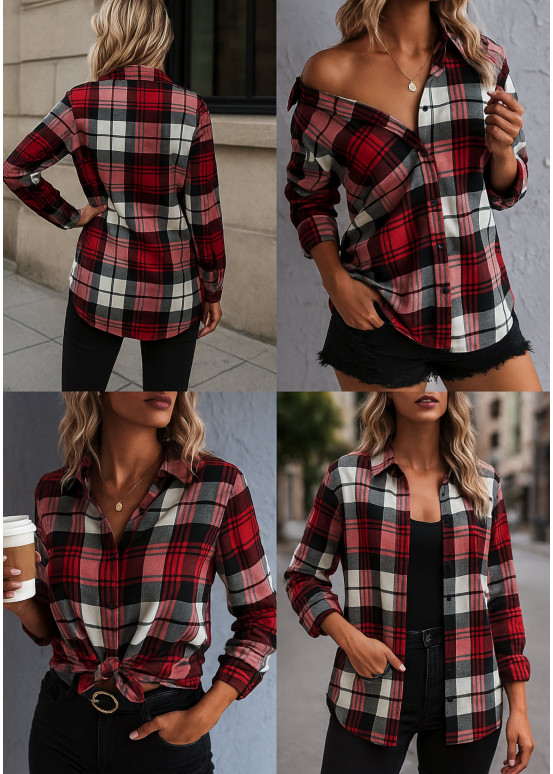 plaid shirt