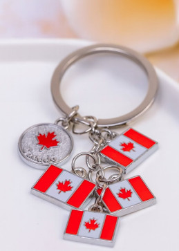 flag key ring