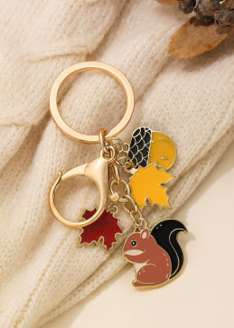 squirrel key ring
