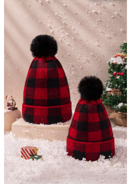 bonnet rouge et noir