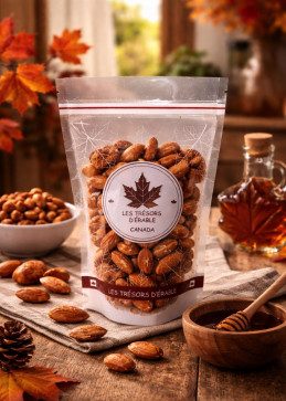 amandes à l'érable du canada