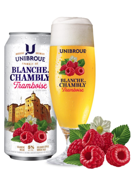 Bière unibroue framboise