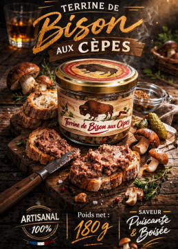 Terrina de bisonte con...
