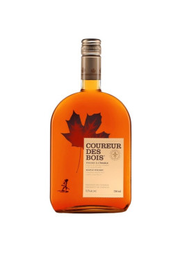 Licor de whisky canadiense Coureur des Bois con sirope de arce