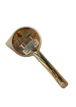 Detail ahornlolly Canada, gouden snoepje houten stok praktische greep gourmet cadeau