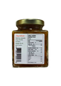 Nutritional value onion confit with sea buckthorn