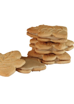 Ahornblatt-Keks mit Ahornsirup