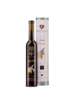 Fles Vidal Icewine Reif Estate Winery, Canadese ijswijn zoet met fruitige tonen