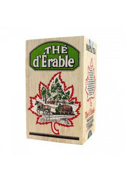 Maple tea in a wooden box - 25 bags