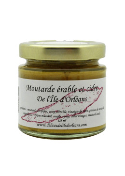 Moutarde à l'érable et cidre de l'île d'Orléans