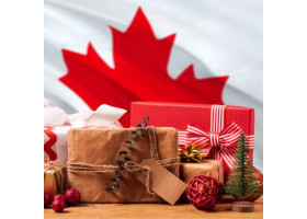 Caja de regalo de comestibles canadiense para hombres o mujeres