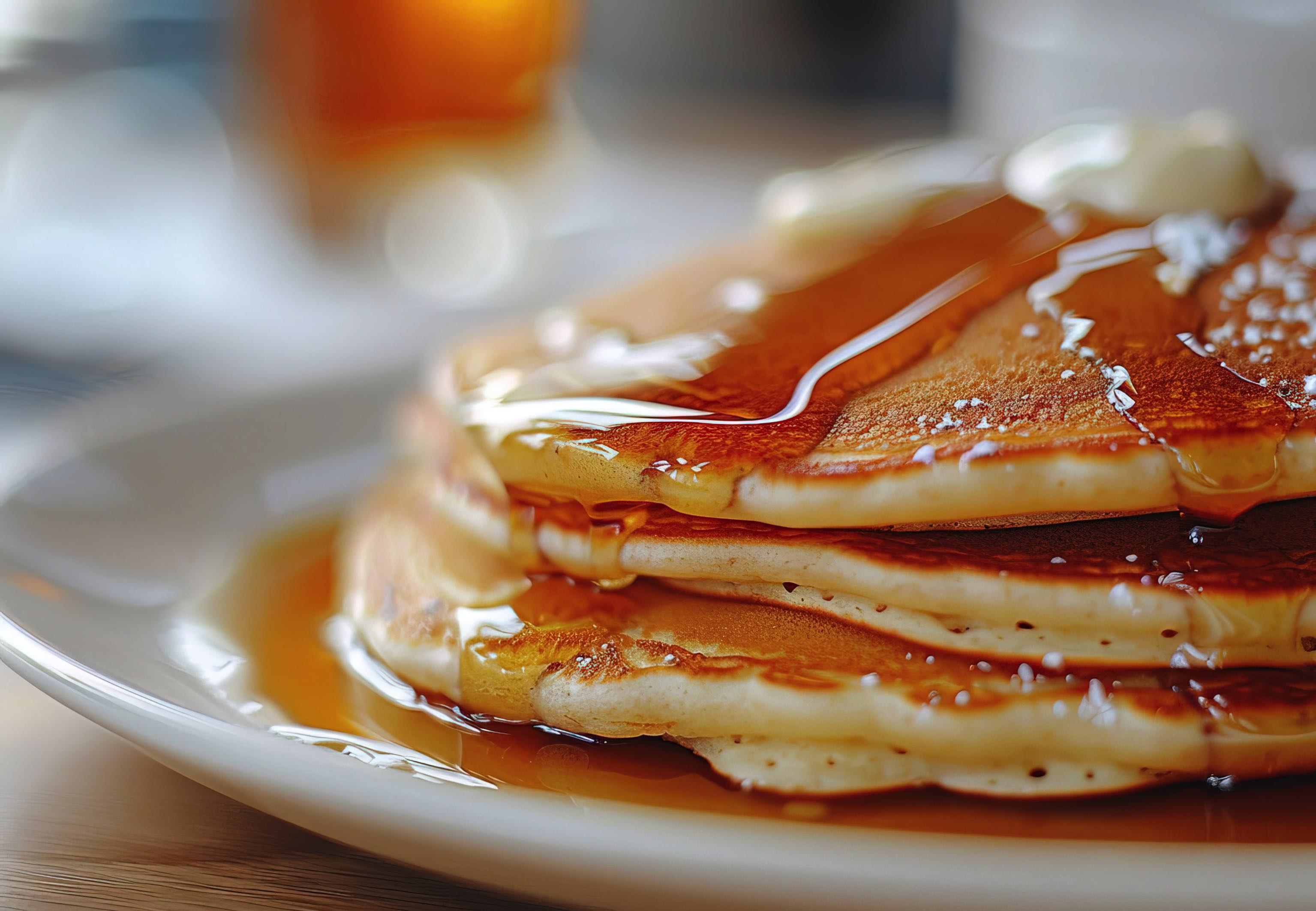 Pancake et sirop d'érable