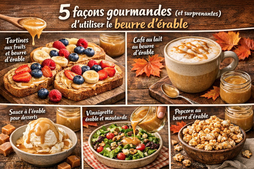 Recette avec du beurre d'érable